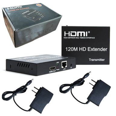 EXTENSIÓN SANTOFA ELECTRONICS EXTENDER HDMI A RJ45 UTP CAT 5 6 HASTA 120 METROS TX RX 1080