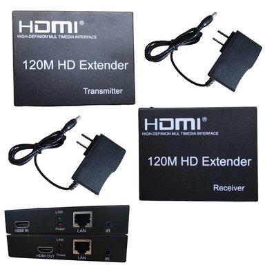 EXTENSIÓN SANTOFA ELECTRONICS EXTENDER HDMI A RJ45 UTP CAT 5 6 HASTA 120 METROS TX RX 1080 - 2