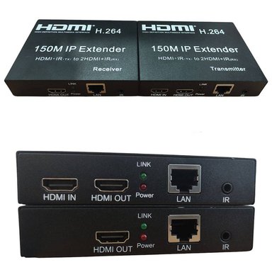 EXTENSIÓN SANTOFA ELECTRONICS EXTENDER HDMI A RJ45 UTP CAT 5 6 HASTA 150 METROS TX RX 1080 - 2