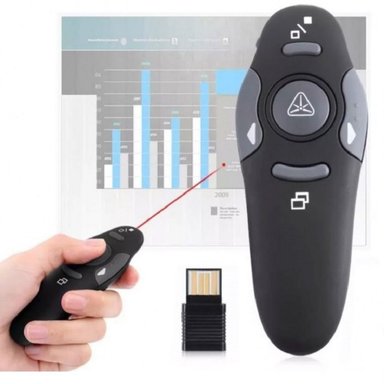 PUNTERO LÁSER INALAMBRICO PRESENTADOR DIAPOSITIVAS SANTOFA ELECTRONICS