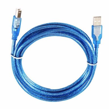 CABLE IMPRESORA ESCANER USB 2.0 AZUL SANTOFA ELECTRONICS 9 METROS - 1