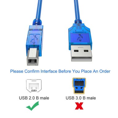 CABLE IMPRESORA ESCANER USB 2.0 AZUL SANTOFA ELECTRONICS 9 METROS - 4