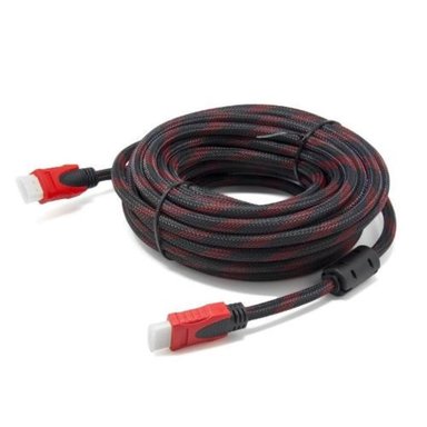 CABLE HDMI PUNTA DORADA ENMALLADO 5 METROS FULL HD 1080P SANTOFA ELECTRONICS S14060 - 1
