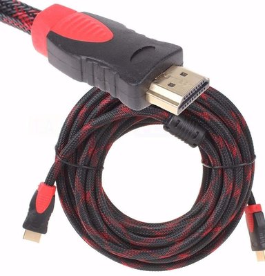 CABLE HDMI PUNTA DORADA ENMALLADO 5 METROS FULL HD 1080P SANTOFA ELECTRONICS S14060 - 3