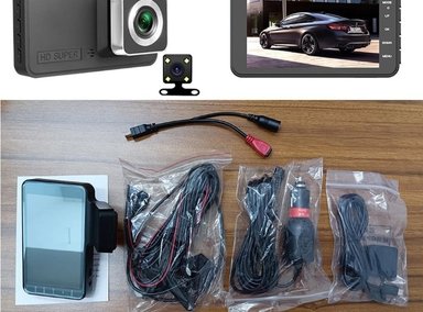 CÁMARA CD D5 FULL HD 1920 X 1080 AUTO Y RETROCESO 2 S DVR DUAL CARRO SANTOFA ELECTRONICS - 5