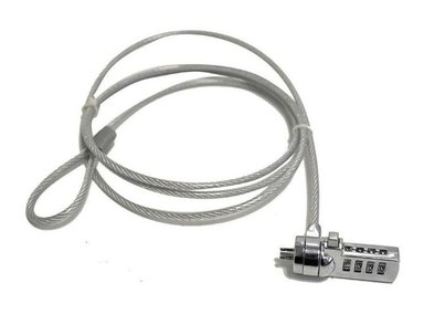 CABLE CANDADO DE ACERO CON CLAVE PARA LAPTO SANTOFA ELECTRONICS S0340