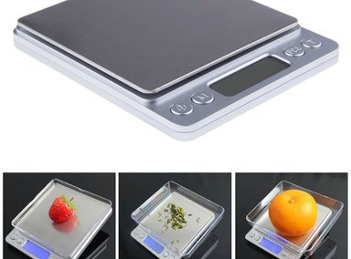 BALANZA SANTOFA ELECTRONICS PLATA DIGITAL 0.1 A 2000G GRAMERA CONCINA REPOSTERIA 1 X 2000 GR