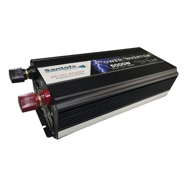 INVERSOR DE CORRIENTE SANTOFA ELECTRONICS 5000W 12V A 220V 1 USB 2 SOCKETS LCD - 6