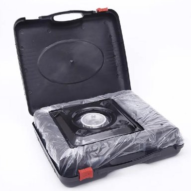 KIT COCINA A GAS PORTÁTIL 1 HORNILLA + GAS BUTANO 480ML CAMPING SANTOFA ELECTRONICS - 6