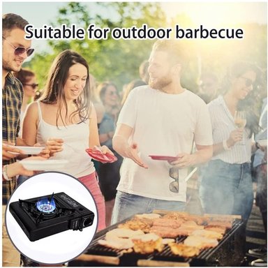 COCINA A GAS PORTÁTIL 1 HORNILLA 2 EN 1 PICNIC CAMPING SANTOFA ELECTRONICS - 4