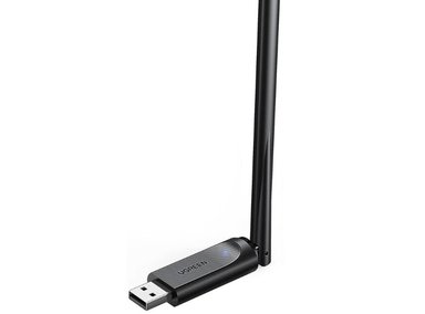 ADAPTADOR UGREEN 90339 ANTENA USB WIFI INALAMRICO AC650 DOBLE BANDA 6DBI SANTOFA ELECTRONICS - 3