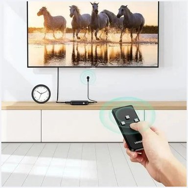 SWITCH UGREEN 80125 HDMI 3 PUERTOS 4K 30 HZ 3D HDR CONTROL HDCP 1.4 SANTOFA ELECTRONICS - 5