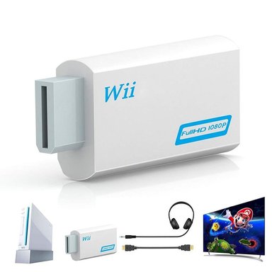CONVERTIDOR WII A HDMI 1080P FULL HD 35MM ADAPTADOR SANTOFA ELECTRONICS - 3