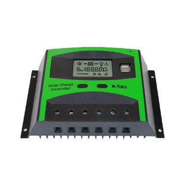 REGULADOR CONTROLADOR DE CARGA SOLAR KAZO PWM 50A 12V/24V 2 USB LCD SANTOFA ELECTRONICS S1369 - 4
