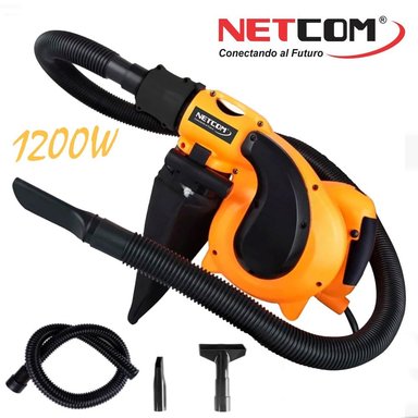 SOPLADOR Y ASPIRADOR NETCOM HK-BL1010 1200W AIRE INDUSTRIAL PC LAPTOP LIMPIEZA SANTOFA ELECTRONICS