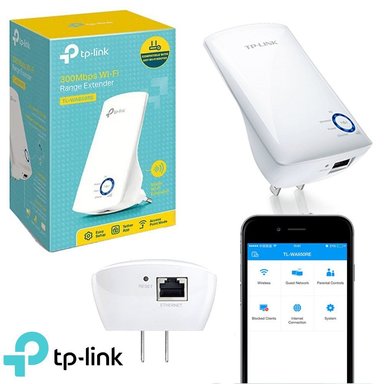 EXTENSOR RANGO TP-LINK INALÁBRICO 300 MBPS TL-WA850RE 2.4HZ WIFI SANTOFA ELECTRONICS - 1