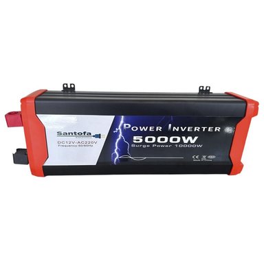 INVERSOR DE CORRIENTE 12VA220V 5000W 2USB 2SOCKETS ONDA PURA SANTOFA ELECTRONICS S1880 - 3