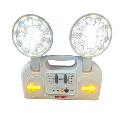 LUZ LAMPARA LED DE EMERGENCIA RECARGABLE SAMWIN 12 HORAS SMD SANTOFA ELECTRONICS S1925