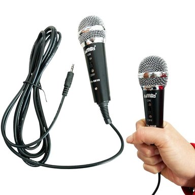 MICRÓFONO PLUG 3.5 MM PC PROFESIONAL ASTRID BABY CAM SANTOFA ELECTRONICS S1926