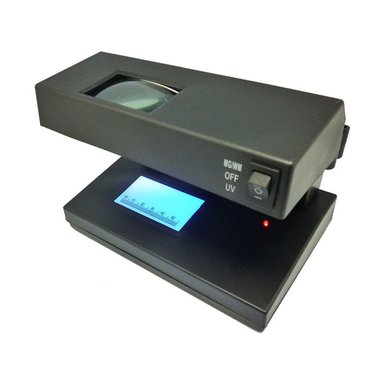DETECTOR DE BILLETES FALSOS AD-2138 CON LUZ UV Y LUPA SOLES DÓLARES Y EUROS SANTOFA ELECTRONICS S1989