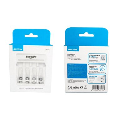 CARGADOR INTELIGENTE DE PILAS AA Y AAA NI-MH 4 PUESTOS C8002 SANTOFA ELECTRONICS S2018 - 3