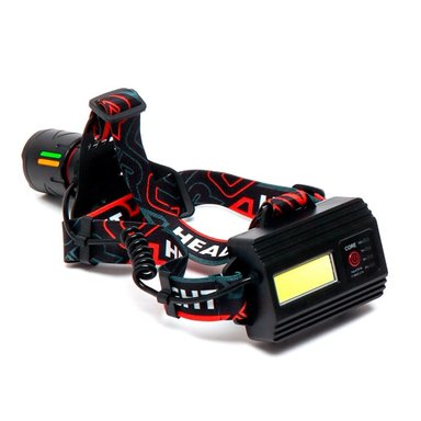 LINTERNA FRONTAL RECARGABLE OPALUX 10W DUAL CON ZOOM  7 MODOS  18650 IPX3 SANTOFA ELECTRONICS S2034 - 5