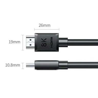 CABLE HDMI 2.1 UGREEN 45433 8K ULTRA HD 3 METROS 60HZ ALTA VELOCIDAD PREMIUM SANTOFA ELECTRONICS S2048 - 3