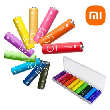 PILAS ALCALINAS XIAOMI AA LR6 1.5V PACK X10 LARGA DURACIÓN SANTOFA ELECTRONICS 2051 - 3