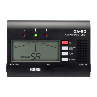 AFINADOR KORG GA-50 GUITAR BASS NEGRO