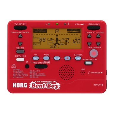 KORG COMBO TUNER METRO REC DRUM BEATBOY ROJO
