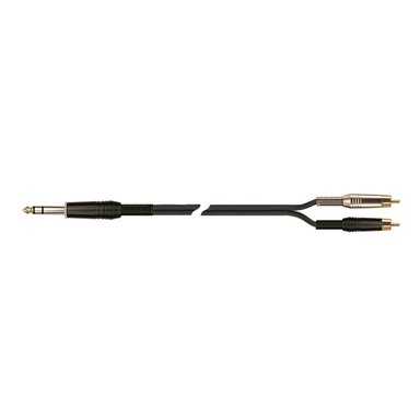 CABLE 'Y' DE AUDIO 3M - QUIK LOK - STR607K-3BK - COLOR NEGRO