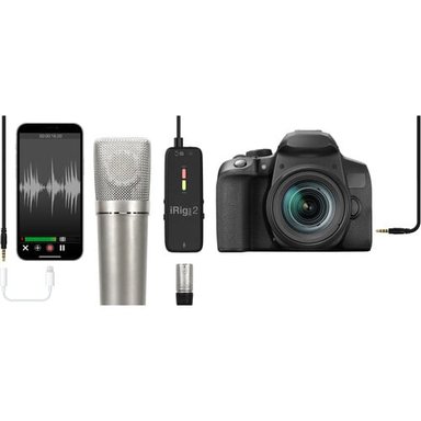 PREAMPLIFICADOR DE MICRÓFONO - IK MULTIMEDIA - IRIG PRE 2 - NEGRO - 4