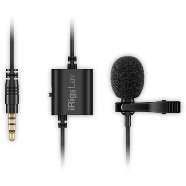 MICRÓFONO CONDENSADOR - IK MULTIMEDIA - IRIG MIC LAV - NEGRO - 3