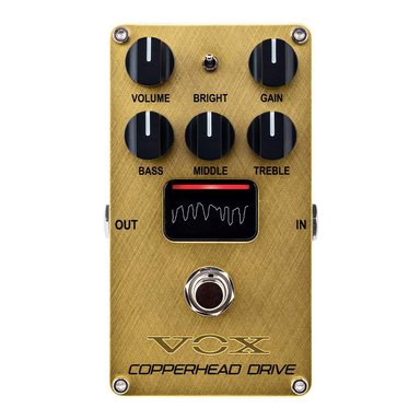 PEDAL ANALÓGICO VOX VE-CD COPPERHEAD DRIVE AMARILLO
