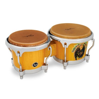 BONGO LATIN PERCUSSION LP201AX-SAS ROJO CROMADO