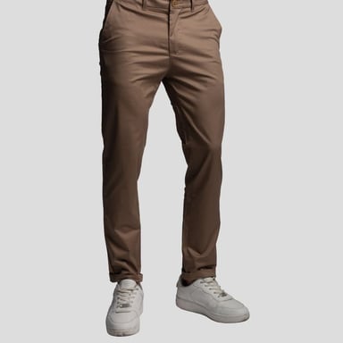 PANTALON DRILL CONFORT | SEMI PITILLO | TEJIDO DRILL SARGA SANFORIZADO | LIBERTY - 1