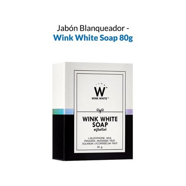 JABON ACLARANTE WINK WHITE SOAP 80G