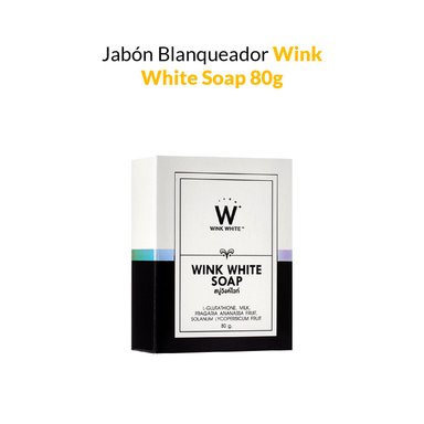 JABÓN ACLARANTE WINK WHITE SOAP EXFOLIANTE