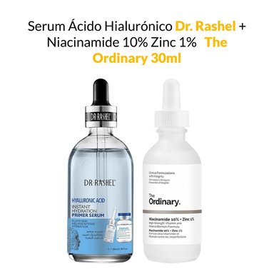 SERUM ÁCIDO HIALURÓNICO + NIACINAMIDE 10% ZINC 1% THE ORDINARY 30ML