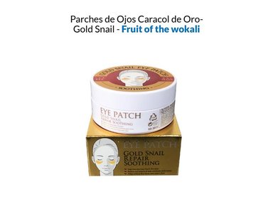 PARCHES OJOS GOLD SNAIL CARACOL DE ORO 60 UNIDADES