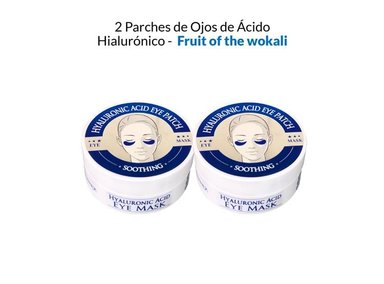 PARCHES OJOS FRUIT OF THE WOKALI ACIDO HYALURONICO X2