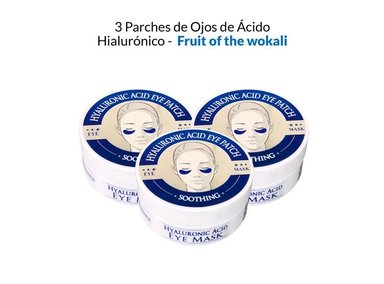 PARCHES OJOS FRUIT OF THE WOKALI ACIDO HYALURONICO X3