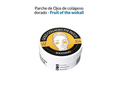 PARCHE OJOS FRUIT OF THE WOKALI COLÁGENO DORADO 60 UNIDADES