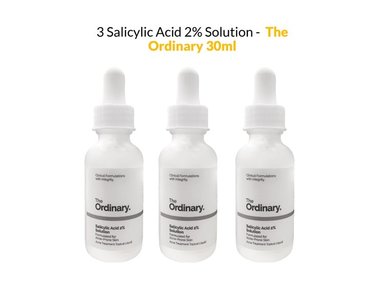 PACK 3 SERUM FACIAL THE ORDINARY SALICYLIC ACID 2% SOLUTION 30 ML