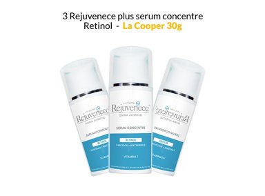 SÉRUM ROSTRO Y CUELLO LA COOPER 3 UNIDADES REJUVENECE PLUS CONCENTRE RETINOL 30G - 1