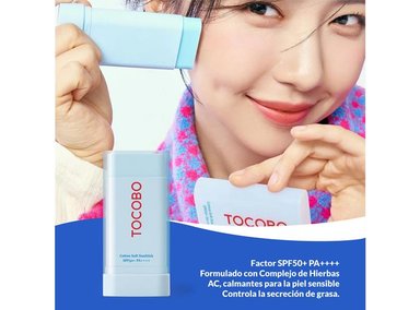 PACK 3 TRATAMIENTO CORPORAL TOCOBO COOTTON BARRA SOLAR SPF 50+ - 2