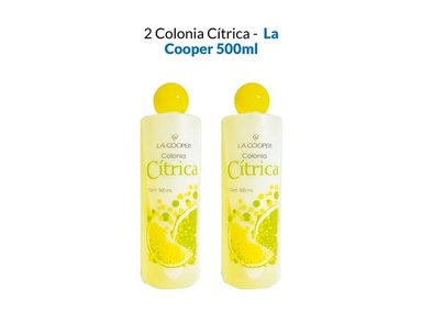 PACK 2 COLONIA PETIT CITRICA LA COOPER UNISEX 500 ML