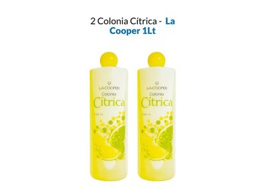 PACK 2 COLONIA PETIT CITRICA LA COOPER UNISEX 1 L