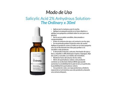 SERUM FACIAL THE ORDINARY SALICYLIC ACID 2% ANHYDROUS SOLUTION 30 ML - 2