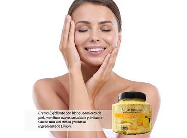 EXFOLIANTE CUERPO FRUIT OF THE WOKALI LIMÓN 2 UNIDADES 500G - 3